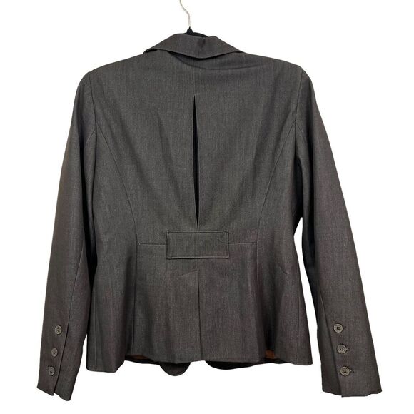 Platinum by Larry Levine Blazer Two Button‎ Vented Lined Brown Women Size 6 - Picture 4 of 5